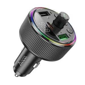 FM Модулятор Hoco E82 PD30W+QC3.0 car BT FM transmitter [Black]